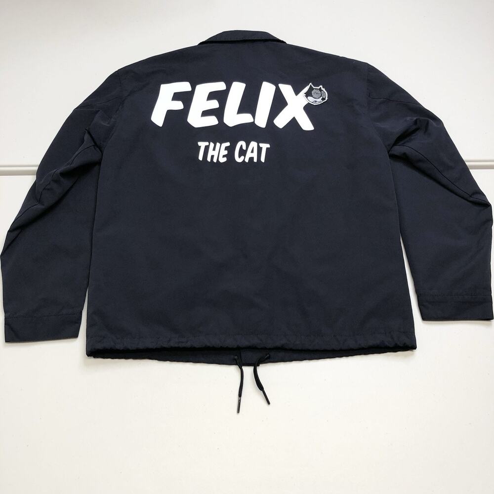 GU X FELIX the Cat Navy Blue Jacket Adult Size SMALL Dream Works - Picture 3 of 9